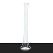 6 Heavy Duty Eiffel Tower Glass Vases with Round Base - Clear VASE_EIF01_20_CLR
