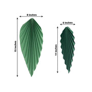 6 Leaves Hanging Paper Fans Wall Decor - Green PAP_FLO_LEAF01_MIXGN