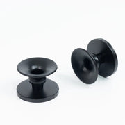 6 Metal Candle Holders Reversible Pillar and Taper Candlestick Stands