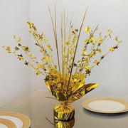 6 Metallic Star Foil Spray Centerpiece Table Decoration - Gold DECO_CPFOIL01_12_GOLD