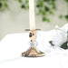 6 Pack Metal 3.5" Taper Candle Holders with Crystal Ball - Gold CAND_HOLD_TP011_3_GOLD