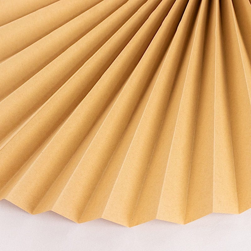 6 Pack Natural 25" Dried Tropical Palm Leaf Paper Fans - Natural ARTI_PAP_TROP01_14_NAT