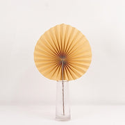 6 Pack Natural 25" Dried Tropical Palm Leaf Paper Fans - Natural ARTI_PAP_TROP01_14_NAT