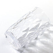 6 pcs 12 oz Crystal Cut Whiskey Glasses - Disposable Tableware