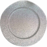 6 pcs 13" Round Glitter Charger Plates