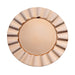 6 pcs 13" Round Scalloped Gold Trim Charger Plates CHRG_PLST0004_GOLD