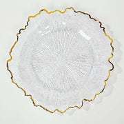 6 pcs 13" Round Textured Charger Plates