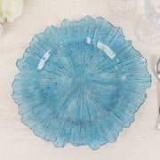 6 pcs 13" Round Textured Charger Plates