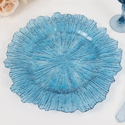6 pcs 13" Round Textured Charger Plates