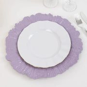 6 pcs 13" Round Textured Charger Plates