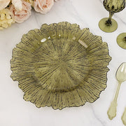 6 pcs 13" Round Textured Charger Plates