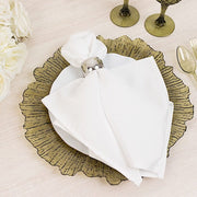 6 pcs 13" Round Textured Charger Plates