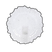 6 pcs 13" Round Textured Charger Plates CHRG_PLST0001_CLBK