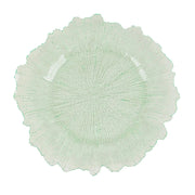 6 pcs 13" Round Textured Charger Plates CHRG_PLST0001_TGRN