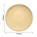 6 pcs 13" Scalloped Shell Pattern Plastic Serving Plates