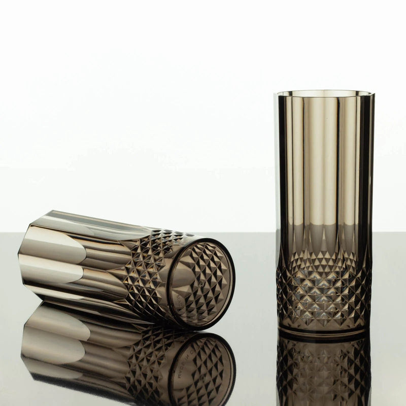 6 pcs 14 oz Crystal Plastic Drinking Glasses - Disposable Tableware