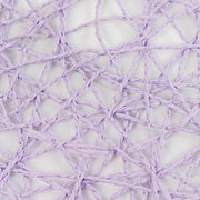 6 pcs 15" wide Round Metallic String Placemats