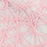 6 pcs 15" wide Round Metallic String Placemats
