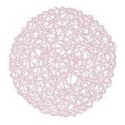 6 pcs 15" wide Round Metallic String Placemats PLMAT_METR01_046