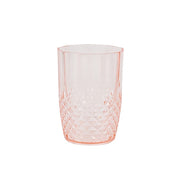 6 pcs 16 oz Crystal Cut Plastic Drinking Glasses Tumblers - Disposable Tableware DSP_CUCT006_16_046