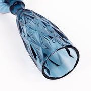 6 pcs 6 oz Crystal Cut Champagne Flute Glasses - Disposable Tableware