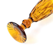 6 pcs 6 oz Crystal Cut Champagne Flute Glasses - Disposable Tableware