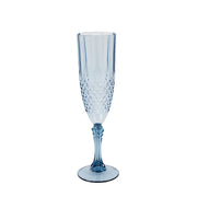 6 pcs 8 oz Crystal Plastic Champagne Flute Glasses - Disposable Tableware DSP_CUCP006_10_086