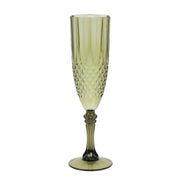 6 pcs 8 oz Crystal Plastic Champagne Flute Glasses - Disposable Tableware DSP_CUCP006_10_087