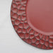 6 Plastic 13" Irregular Round Charger Plates with Giraffe Pattern Rim