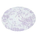 6 Plastic 13" Round Charger Plates with Floral Pattern