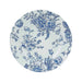 6 Plastic 13" Round Charger Plates with Floral Pattern CHRG_PLST0023_BLUE