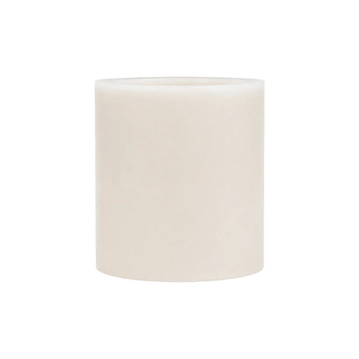 6 Real Wax 3" x 3" Flameless LED Pillar Candles with Flat Top LED_CAND_PL17_3_WHT_PK6