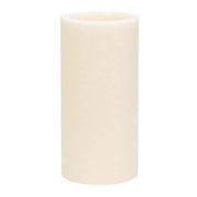 6 Real Wax 3" x 6" Flameless LED Pillar Candles with Flat Top LED_CAND_PL17_6_IVR_PK6