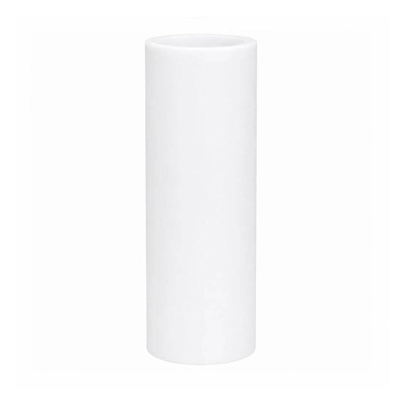 6 Real Wax 3" x 9" Flameless LED Pillar Candles with Flat Top LED_CAND_PL17_9_WHT_PK6