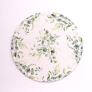 6 Round 13" Charger Plates with Chinoiserie Floral Print