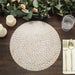 6 Round 13" Disposable Paper Charger Plates Woven Rattan Design - Natural