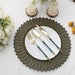6 Round 13" Sunflower Plastic Dinner Charger Plates