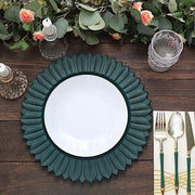 6 Round 13" Sunflower Plastic Dinner Charger Plates