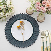 6 Round 13" Sunflower Plastic Dinner Charger Plates