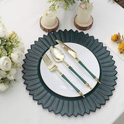 6 Round 13" Sunflower Plastic Dinner Charger Plates