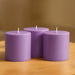 6 Round 3" x 3" Dripless Unscented Pillar Candles