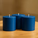 6 Round 3" x 3" Dripless Unscented Pillar Candles