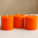 6 Round 3" x 3" Dripless Unscented Pillar Candles