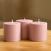 6 Round 3" x 3" Dripless Unscented Pillar Candles