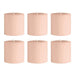 6 Round 3" x 3" Dripless Unscented Pillar Candles CAND_PL003_3X3_046