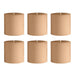 6 Round 3" x 3" Dripless Unscented Pillar Candles CAND_PL003_3X3_081