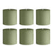 6 Round 3" x 3" Dripless Unscented Pillar Candles CAND_PL003_3X3_DSG