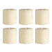 6 Round 3" x 3" Dripless Unscented Pillar Candles CAND_PL003_3X3_IVR
