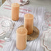 6 Round 3" x 6" Dripless Unscented Pillar Candles