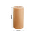6 Round 3" x 6" Dripless Unscented Pillar Candles